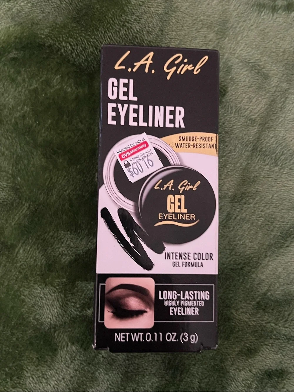 Gel Eyeliner - Black (brush not included)